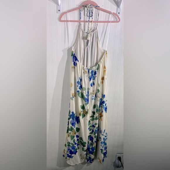 Lovestitch Floral Halter Tie Midi Maxi Dress Sz S/M - Picture 5 of 7